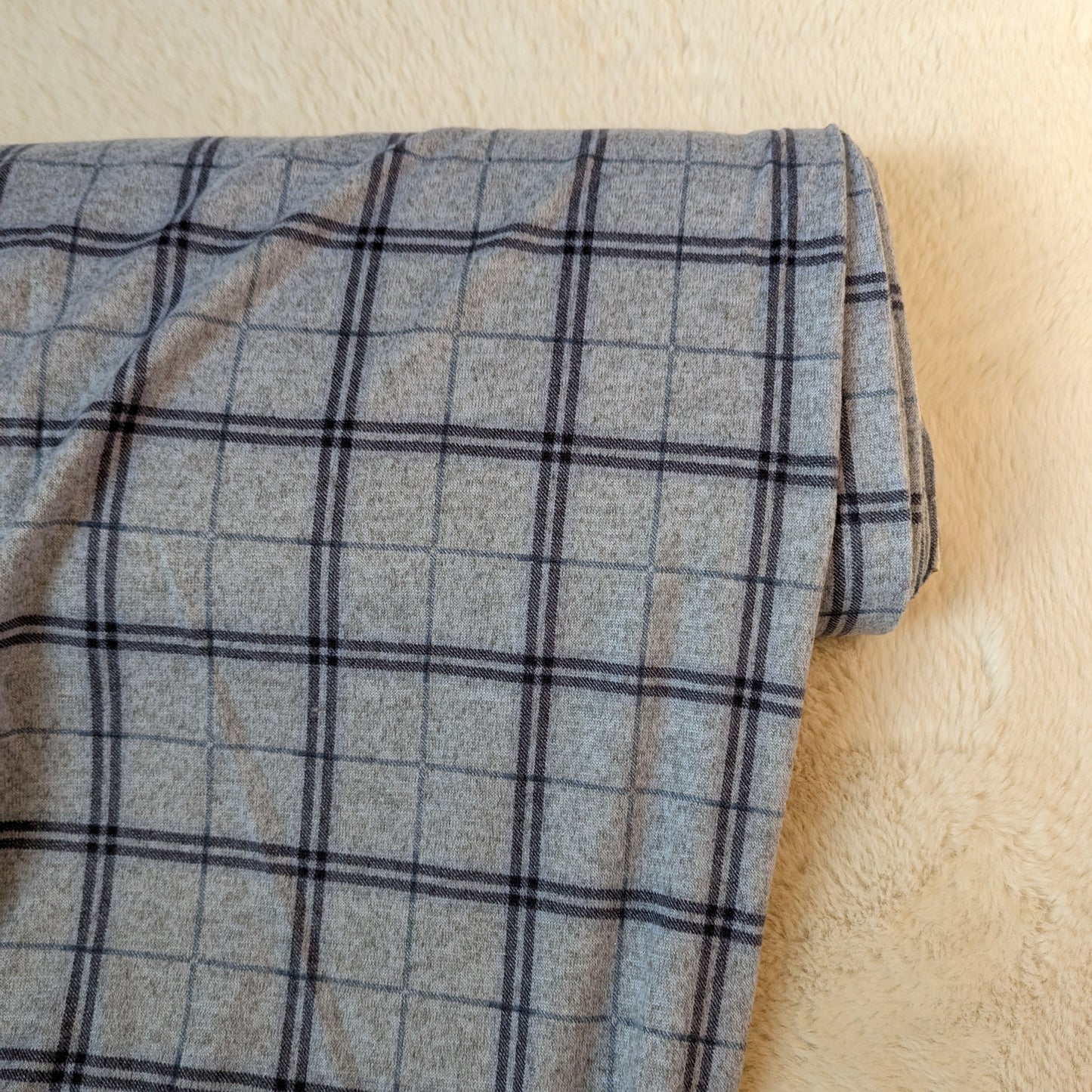 Plaid Sweater Knit