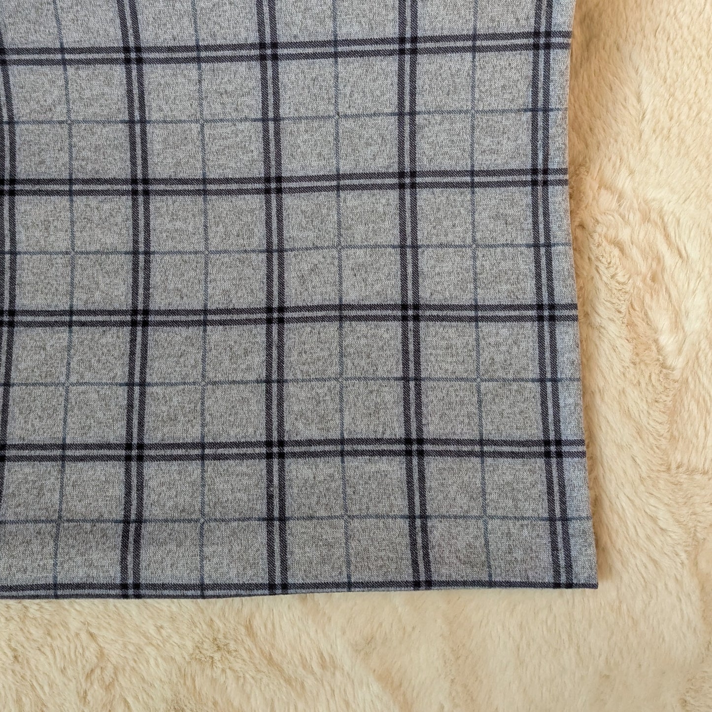 Plaid Sweater Knit