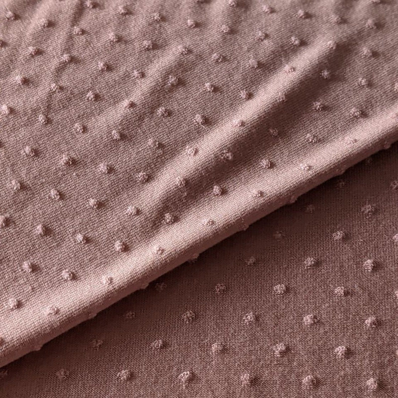 Mauve Swiss Dot