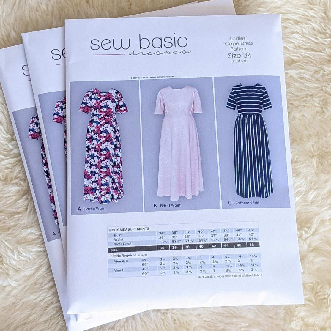 Ladies' Cape Dress Pattern