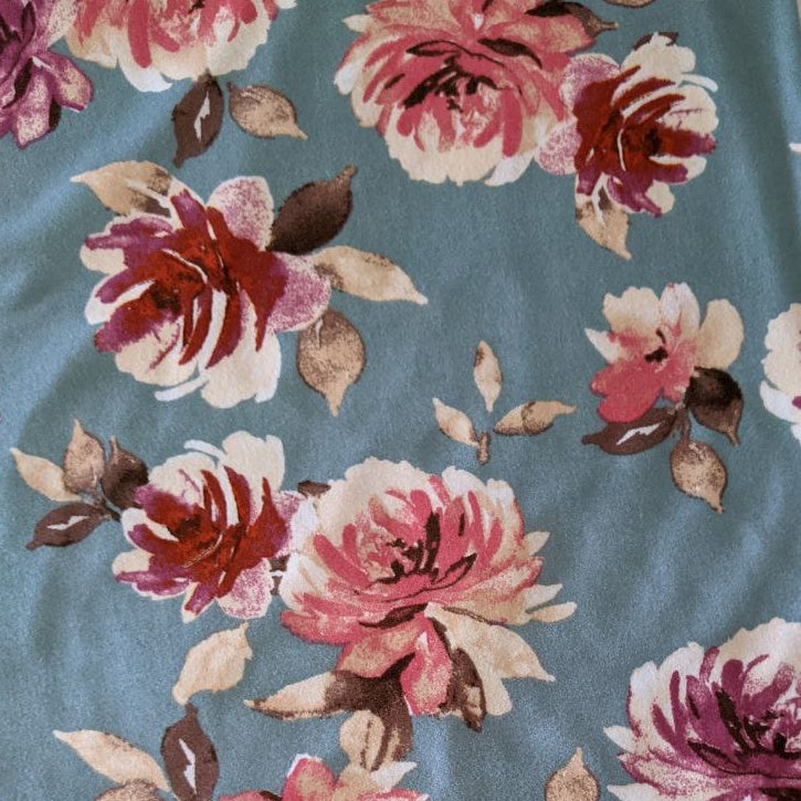 Floral Double Brushed