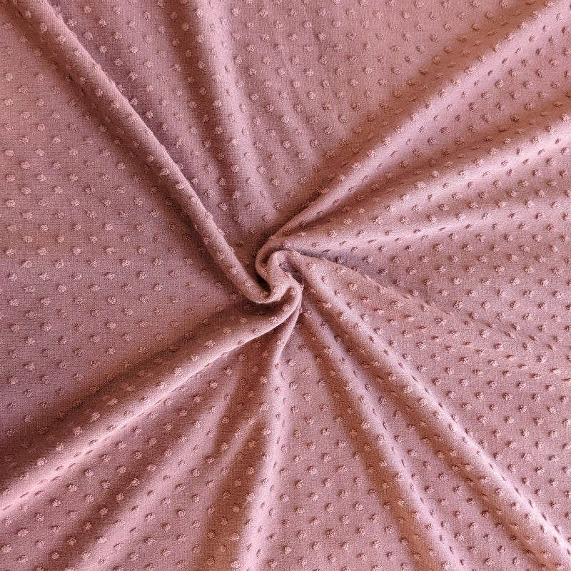 Mauve Swiss Dot