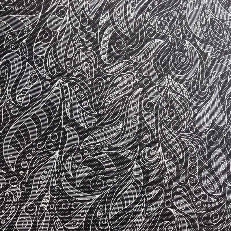 Charcoal Paisley